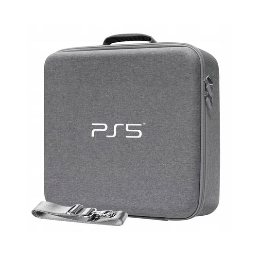 Krepšys PLAYSTATION 5 konsolei – Dėklas lagaminas PS5 pilkos spalvos
