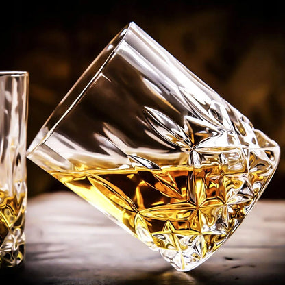 Kristalinės viskio stiklinės Bohemia Prestige CLASSICO 6 vnt. su storu dugnu