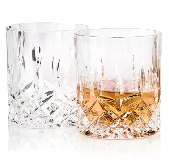 Kristalinės viskio stiklinės Bohemia Prestige CLASSICO 6 vnt. su storu dugnu