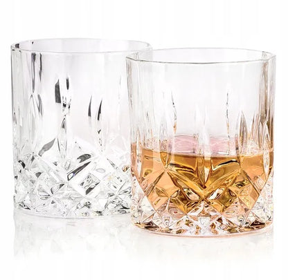 Kristalinės viskio stiklinės Bohemia Prestige CLASSICO 6 vnt. su storu dugnu