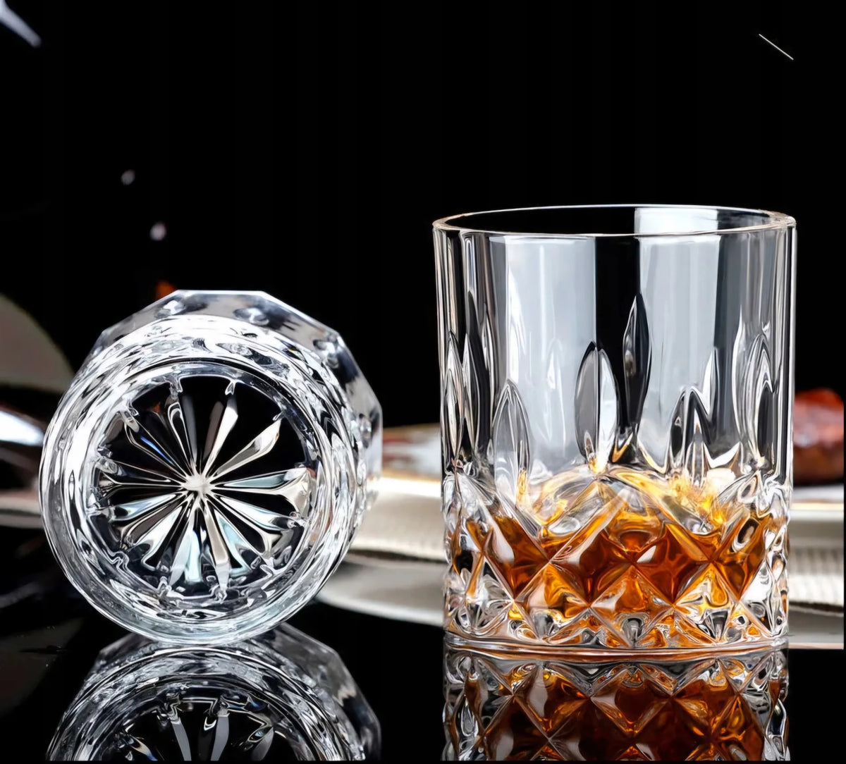 Krištolo viskio ir kokteilių stiklinės LUXITO Javell, 300 ml, 6 vnt., dovana