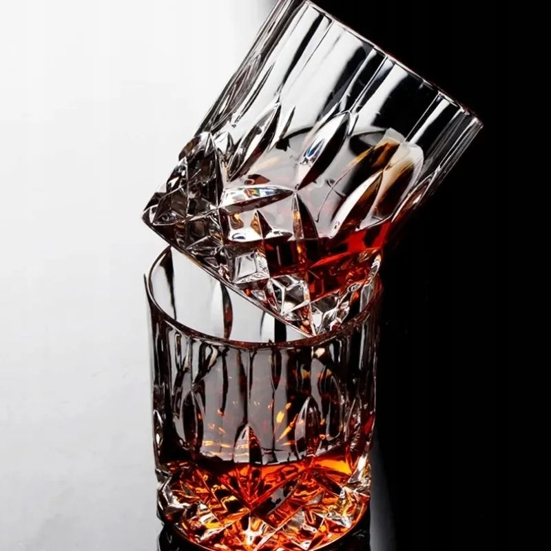 Krištolo viskio ir kokteilių stiklinės LUXITO Javell, 300 ml, 6 vnt., dovana