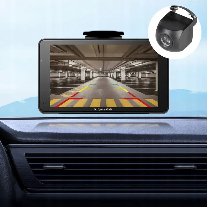 „Kruger&Matz KM 2020“ automobilinė multimedijos stotelė, 7 colių jutiklinis ekranas, „Android Auto“, „Apple CarPlay“