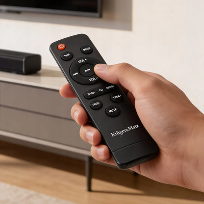 Kruger&Matz Universe 2.1 garso juosta su HDMI (ARC), USB, AUX ir Bluetooth 5.0