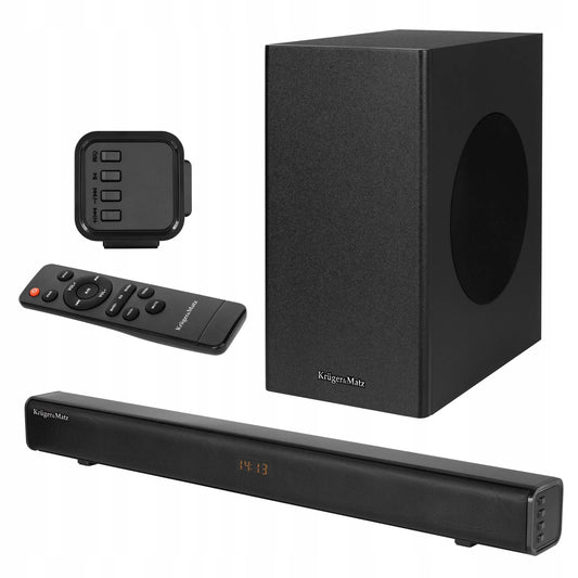 Kruger&Matz Universe 2.1 garso juosta su HDMI (ARC), USB, AUX ir Bluetooth 5.0