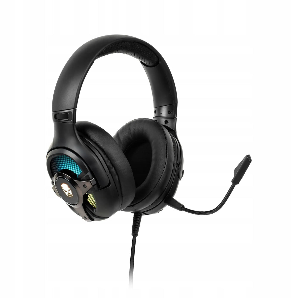 Kruger&Matz Warrior GH-100 Pro žaidimų ausinės su mikrofonu ir RGB apšvietimu