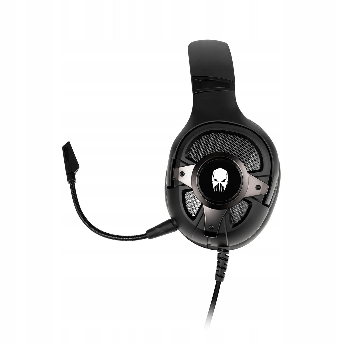 Kruger&Matz Warrior GH-100 Pro žaidimų ausinės su mikrofonu ir RGB apšvietimu
