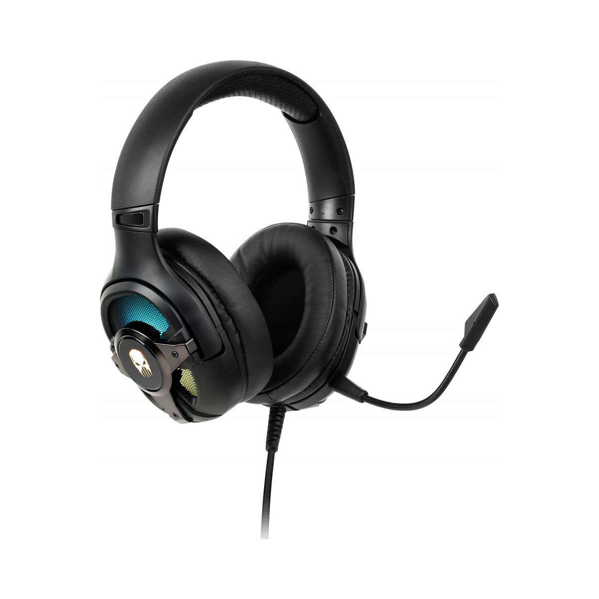 Kruger&Matz Warrior GH-100 Pro žaidimų ausinės su mikrofonu ir RGB apšvietimu