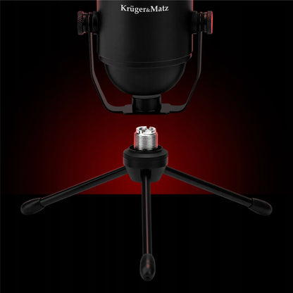 „Kruger&Matz Warrior GV-200“ USB žaidimų ir transliacijų mikrofonas