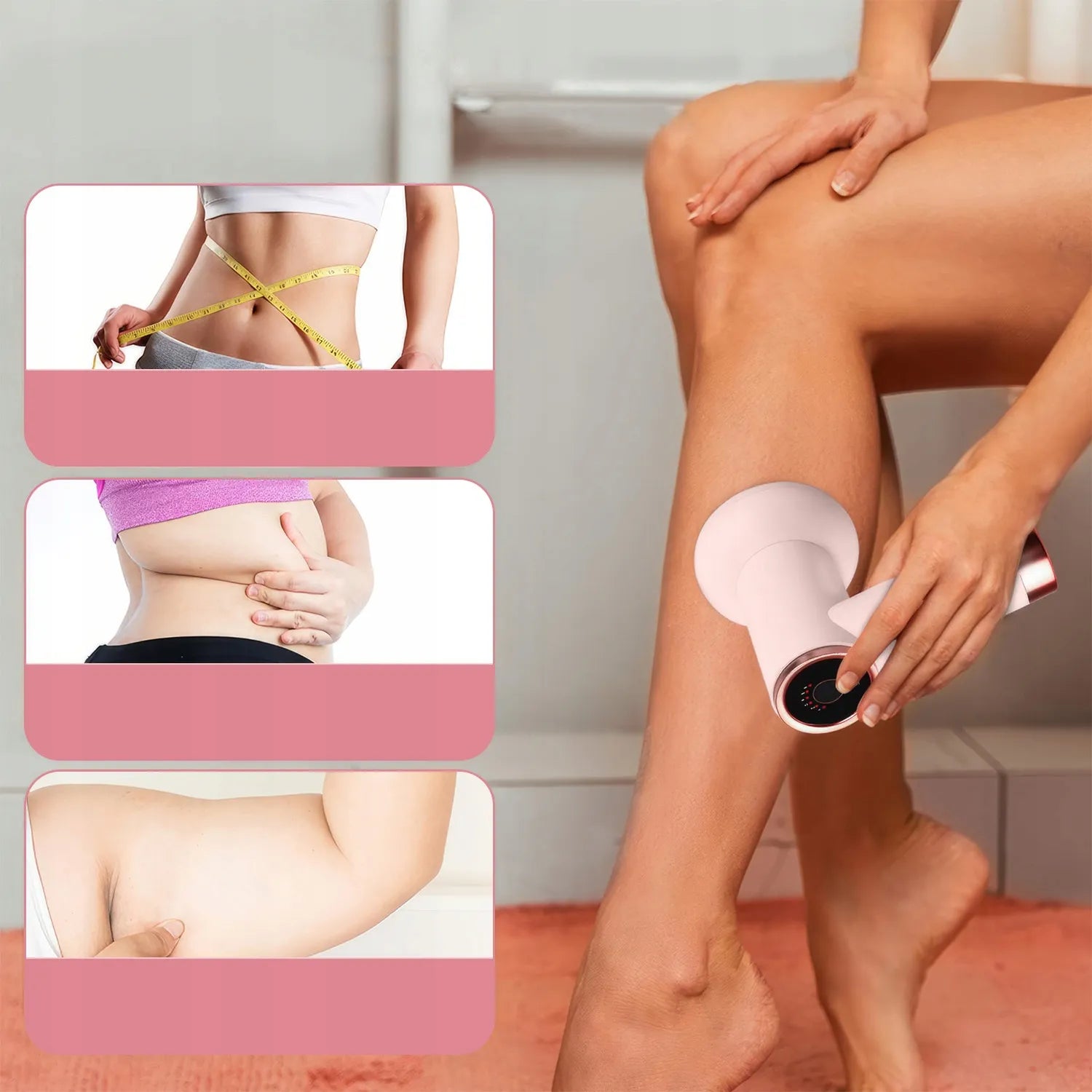 Kūno masažuoklis stangrinantis limfodrenažinis body shaping 5in1