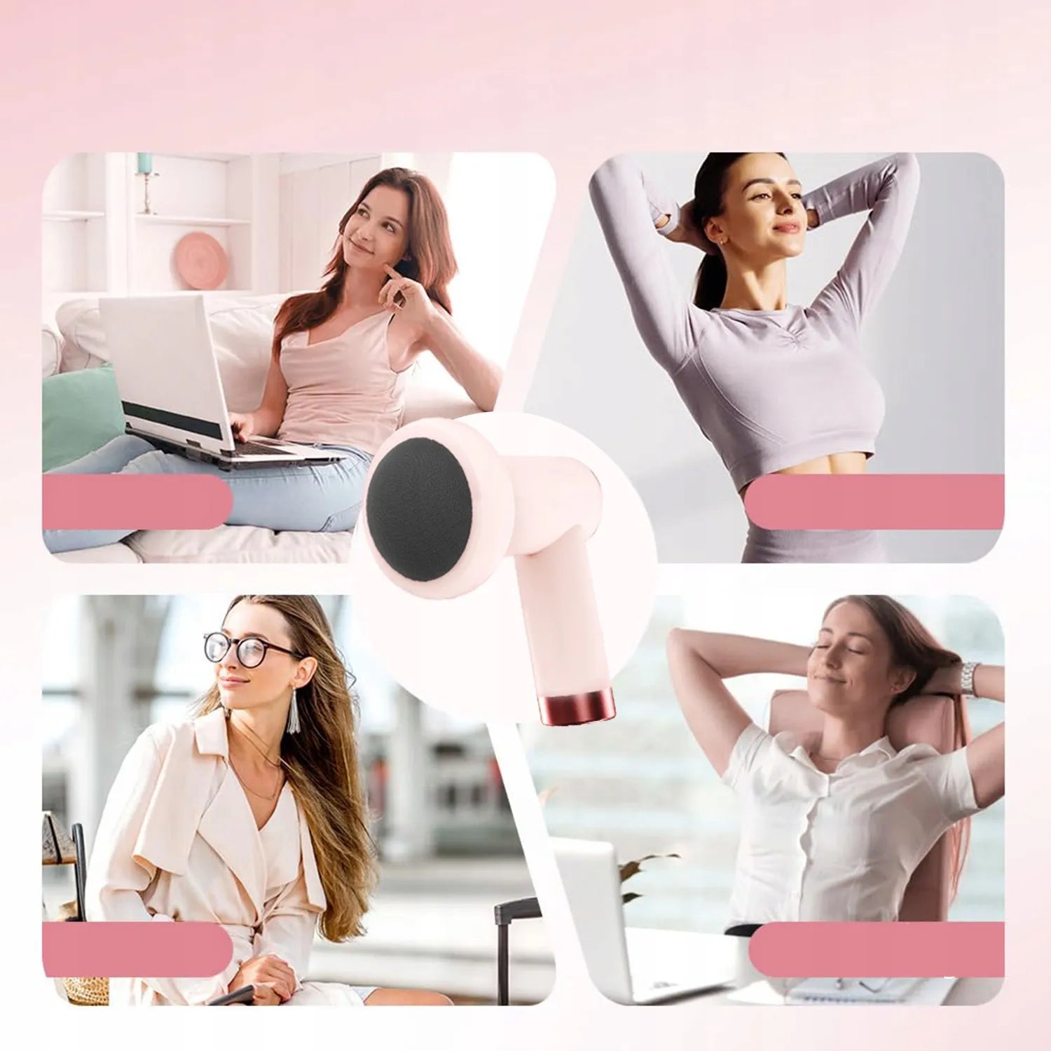 Kūno masažuoklis stangrinantis limfodrenažinis body shaping 5in1