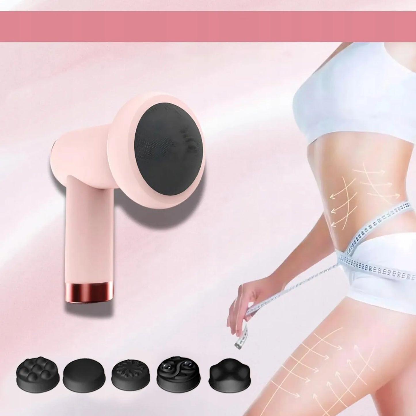 Kūno masažuoklis stangrinantis limfodrenažinis body shaping 5in1