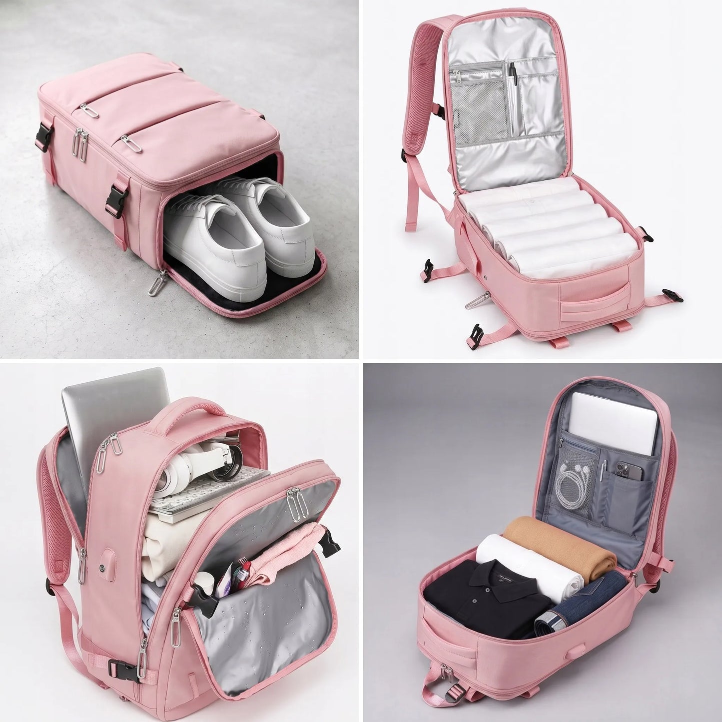 Kuprinė lėktuvui rankinis bagažas 40x30x20cm Ryanair Wizz Air 20l
