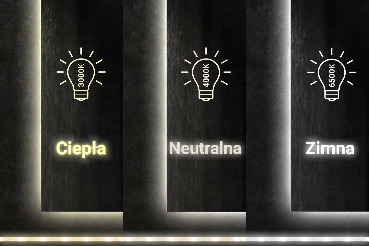 Kvadratinis LED veidrodis vonios kambariui 50 cm