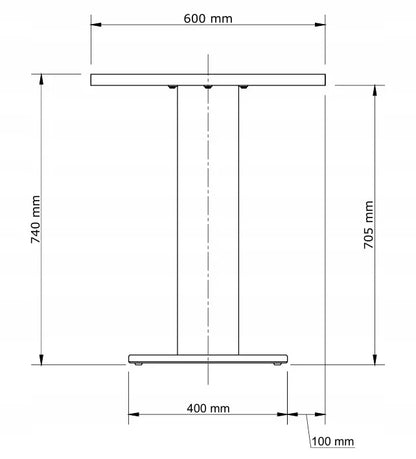 Kvadratinis sodo stalas „THY“ bistro technoratanas + aliuminis 60x60 cm