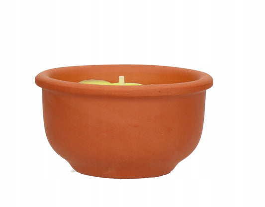 Kvapiųjų citrinų aromato žvakė NO PEST TERRACOTTA CITRONELLA