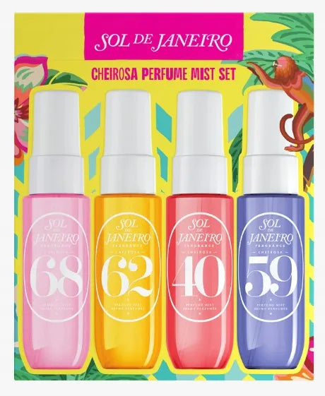 Kvepiantis purškiklis, kvapų rinkinys Sol de Janeiro 4x30 ml