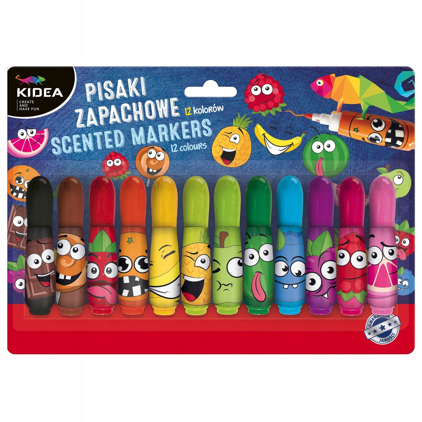 Kvepiantys flomasteriai Kidea 12 vnt. nr 8110