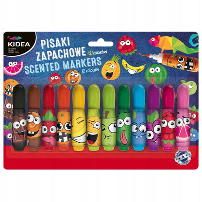 Kvepiantys flomasteriai Kidea 12 vnt. nr 8110