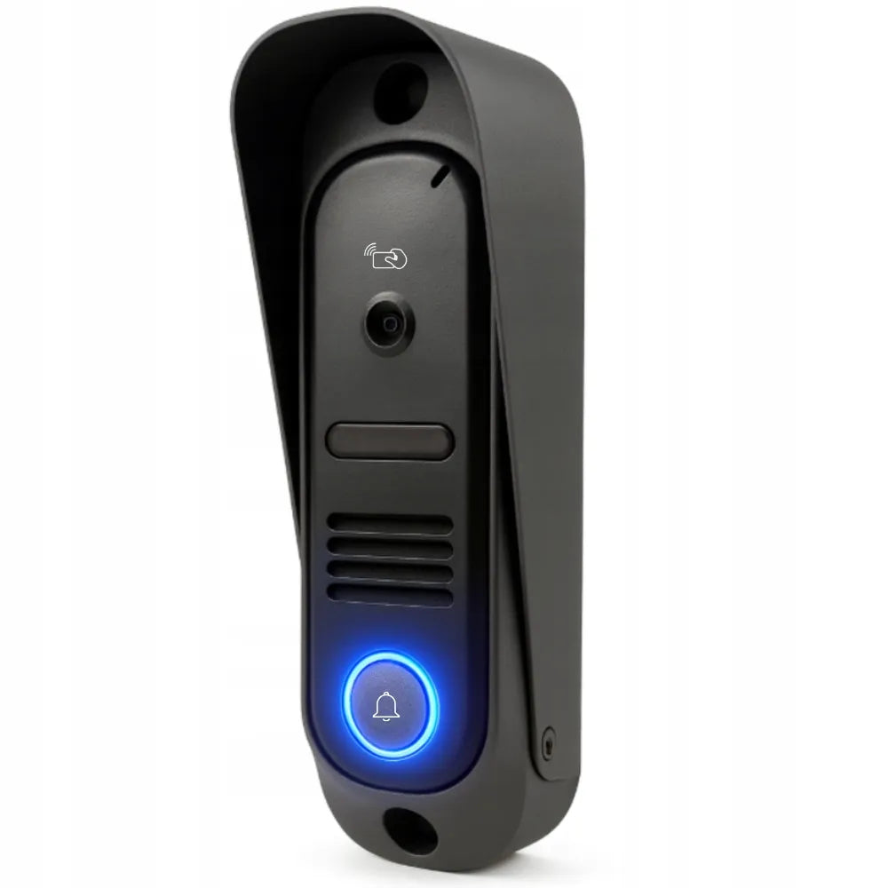 Laidinis vaizdo domofonas su RFID skaitytuvu, vartelių ir vartų valdymu 7 colių rinkinys