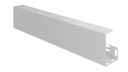 Laidų organizatorius po stalu Stalflex, 59 cm, metalinis, baltas