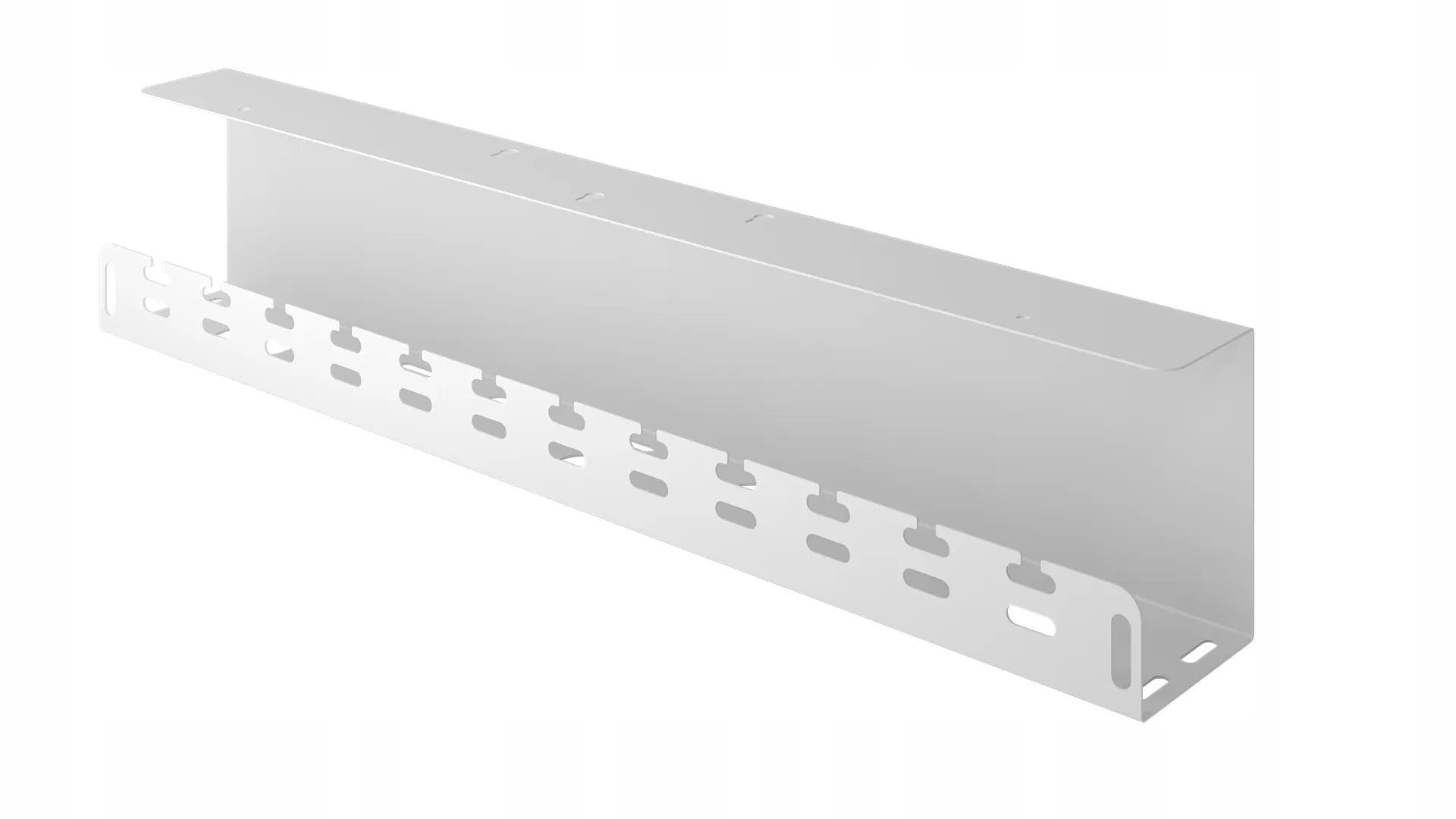 Laidų organizatorius po stalu Stalflex, 59 cm, metalinis, baltas