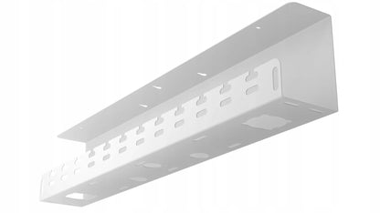 Laidų organizatorius po stalu Stalflex, 59 cm, metalinis, baltas