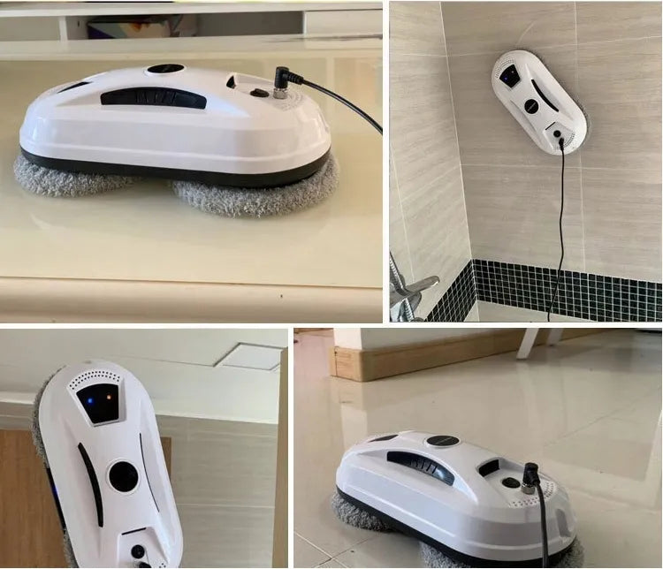Langų valymo robotas MG006 5600Pa - švarūs langai be dryžių su pulteliu
