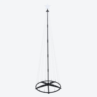 Lauko LED kalėdinė eglutė, 370 LED, 230 cm