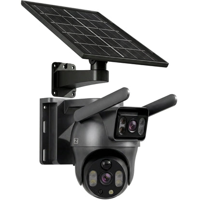 Lauko SOLARINĖ valdoma kamera Zintronic V33 DARK 4G LTE AOV 6MPx PILKA