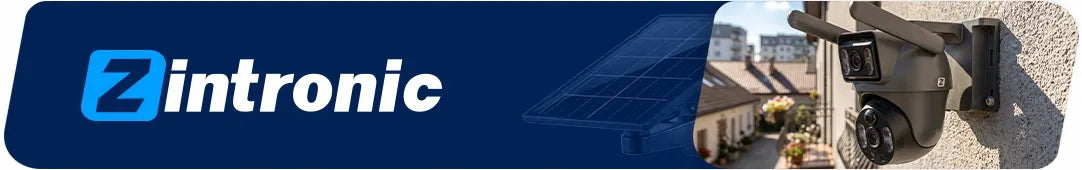 Lauko SOLARINĖ valdoma kamera Zintronic V33 DARK 4G LTE AOV 6MPx PILKA