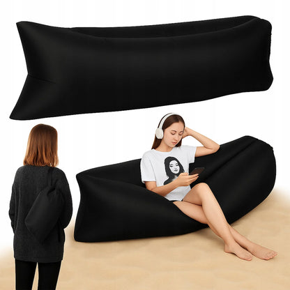 LAZY BAG pripučiama sofa, išlankstoma paplūdimio kėdė / gultas