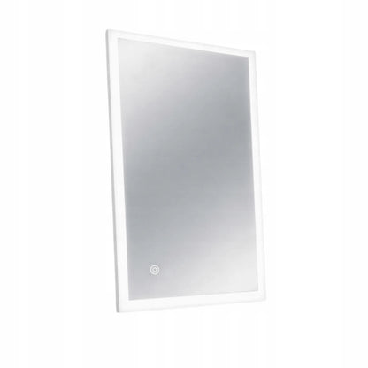 LED apšviečiamas vonios veidrodis 60x80 cm jutiklinis su rasojimo apsauga