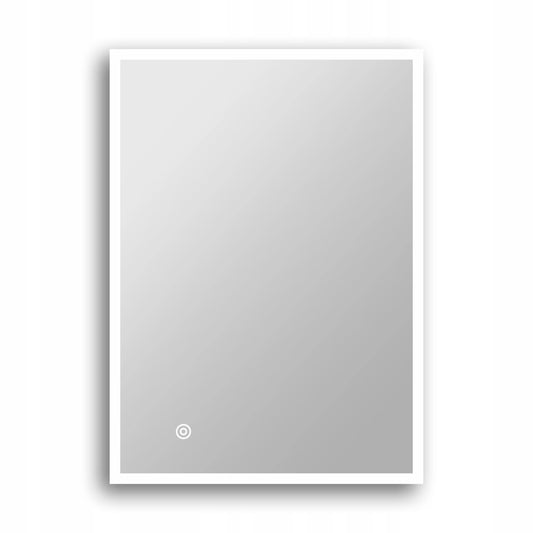 LED apšviečiamas vonios veidrodis 60x80 cm jutiklinis su rasojimo apsauga