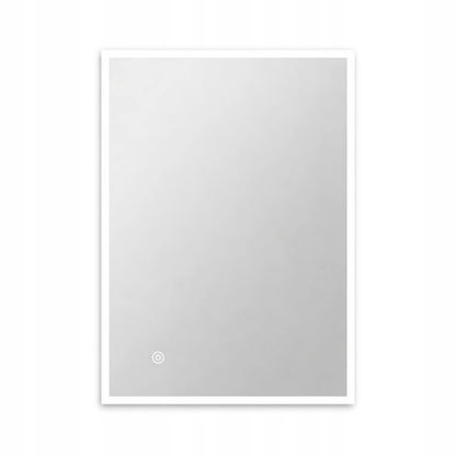LED apšviečiamas vonios veidrodis 60x80 cm jutiklinis su rasojimo apsauga