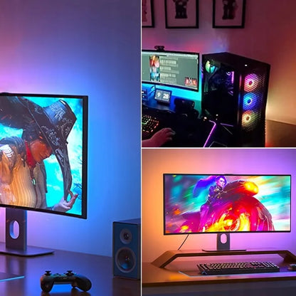 LED juostos rinkinys PC Ambient ekrano sinchronizacijai 27" žaidėjams