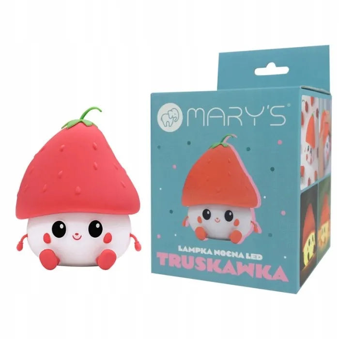 LED Naktinė Lempa „Braškė“ Belaidė su USB