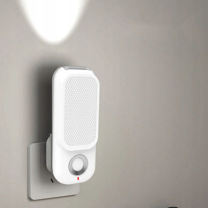 LED Naktinė Lempa į Lizdą su Judesio ir Šviesos Jutikliu