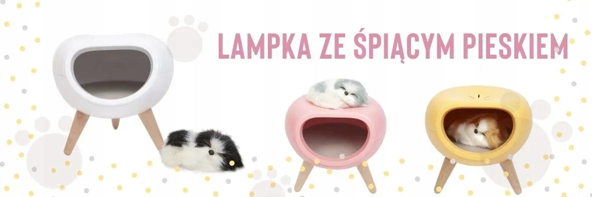 LED Naktinė Lempa Vaikams su Šuniuku, Rožinė