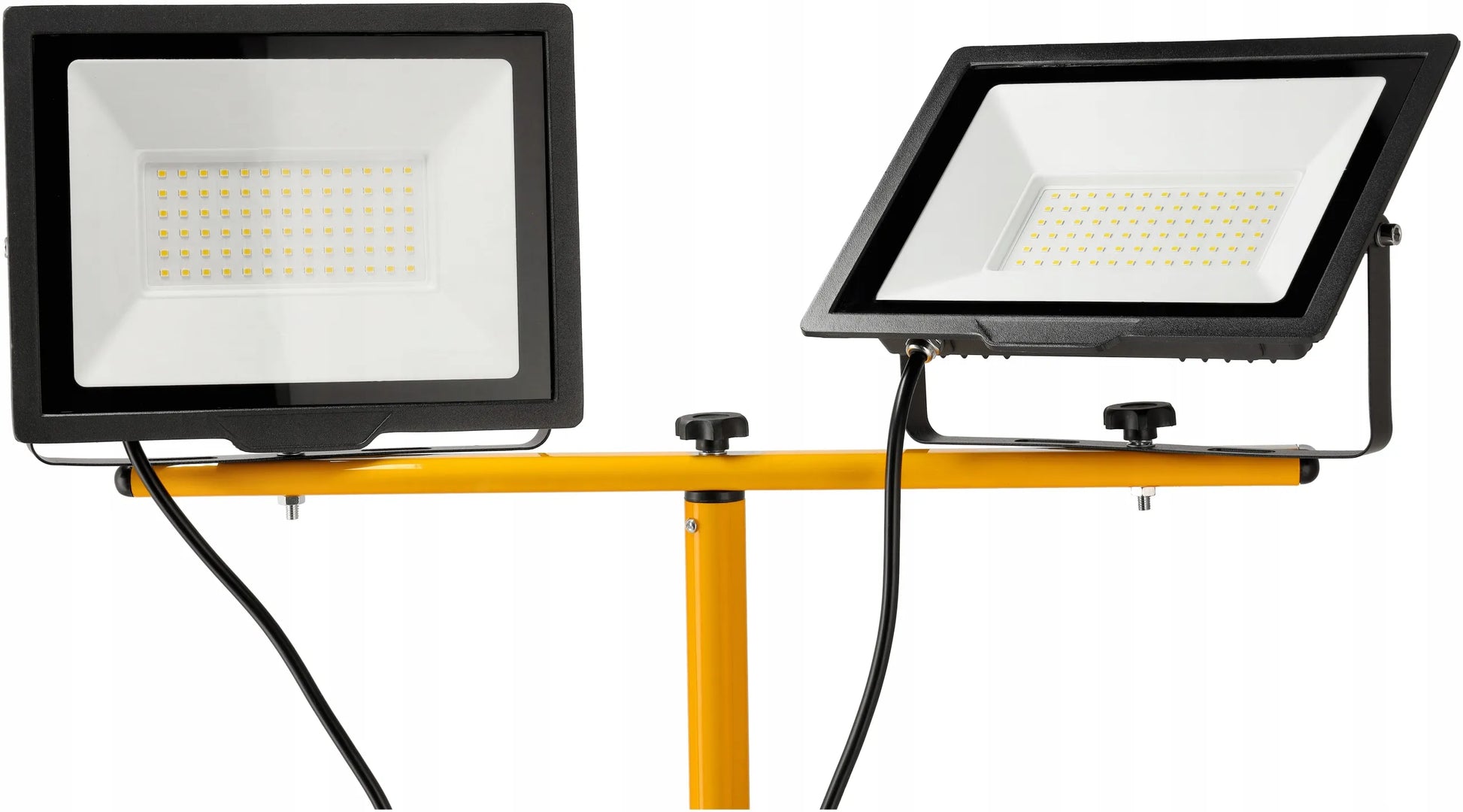 LED prožektorius 2x 100W su statyvu, 200W, skirtas garažui ir remonto darbams