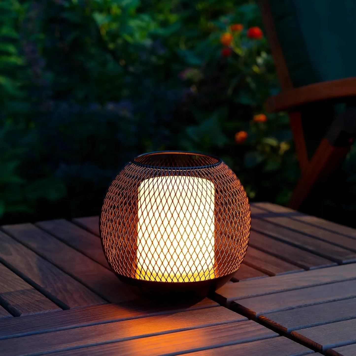 LED saulės lauko lempa, 2 vnt. rinkinys