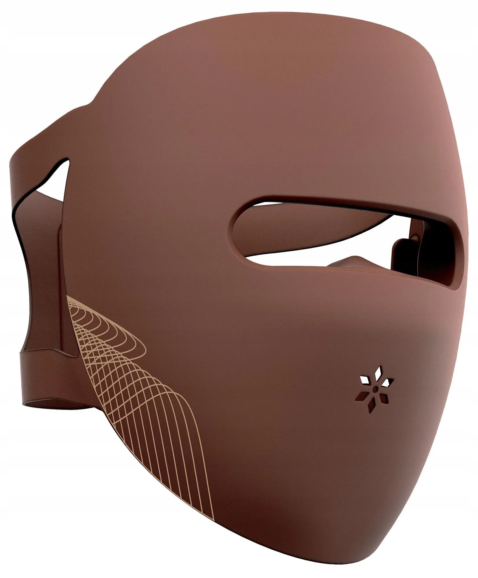 LED šviesos terapijos veido ir kaklo kaukė Skin Ritual (ruda)
