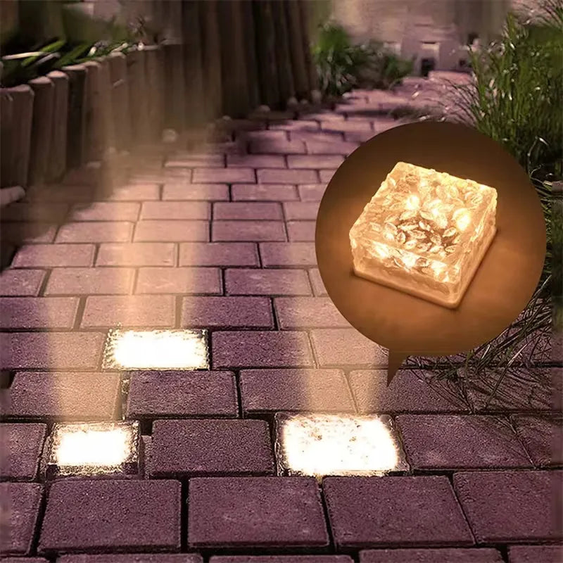 LED šviestuvas į žemę „Ledo kubas“ 7x7, dekoratyvus, patvarus