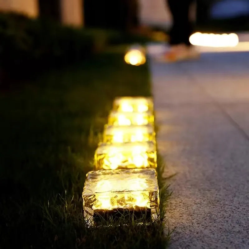 LED šviestuvas į žemę „Ledo kubas“ 7x7, dekoratyvus, patvarus