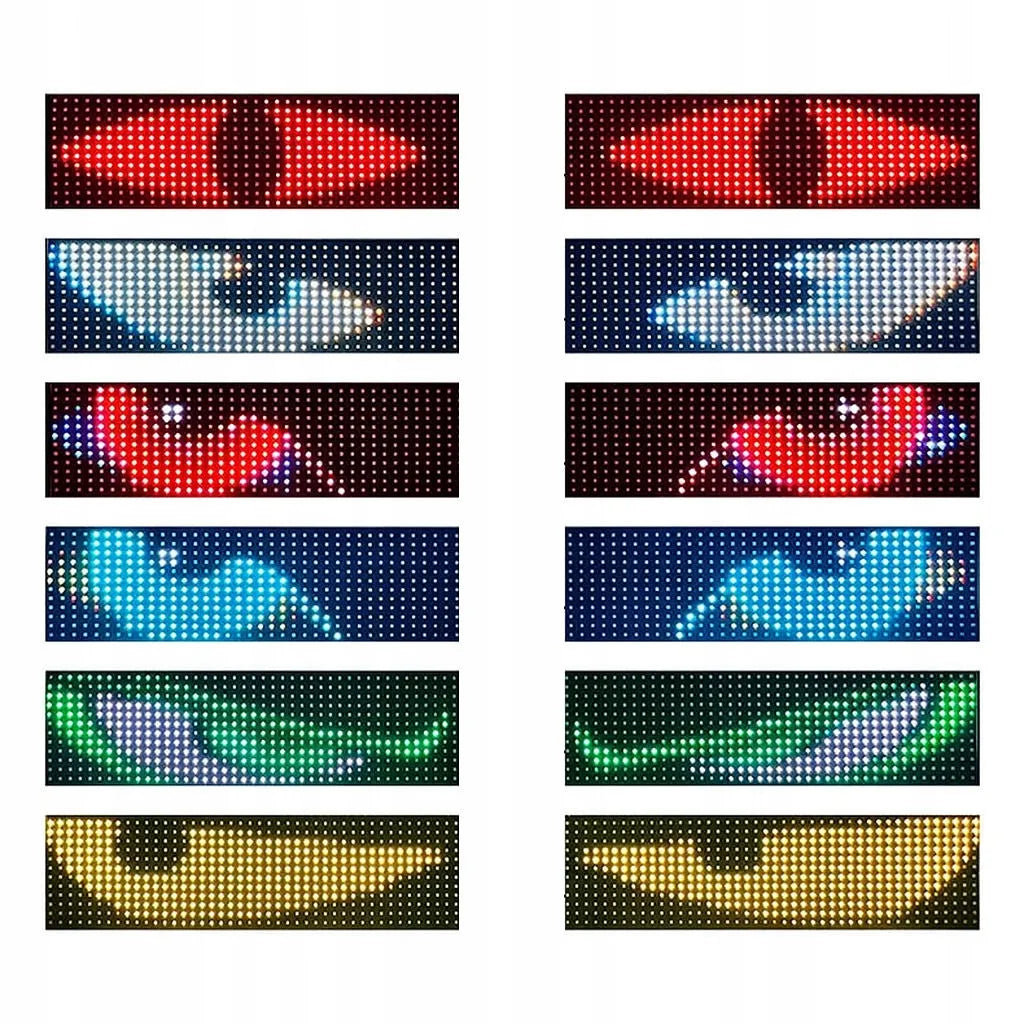 LED užrašas sunkvežimiui TIR lentelė vardas skydelis stiklui Bluetooth 38x10