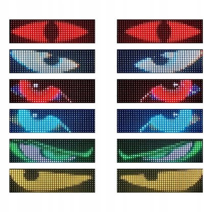 LED užrašas sunkvežimiui TIR lentelė vardas skydelis stiklui Bluetooth 38x10