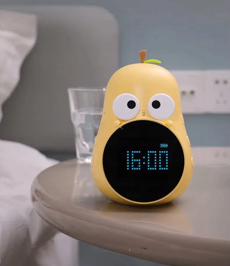 LED žadintuvas elektroninis laikrodis vaikams įkraunamas per USB su žadintuvu ir data