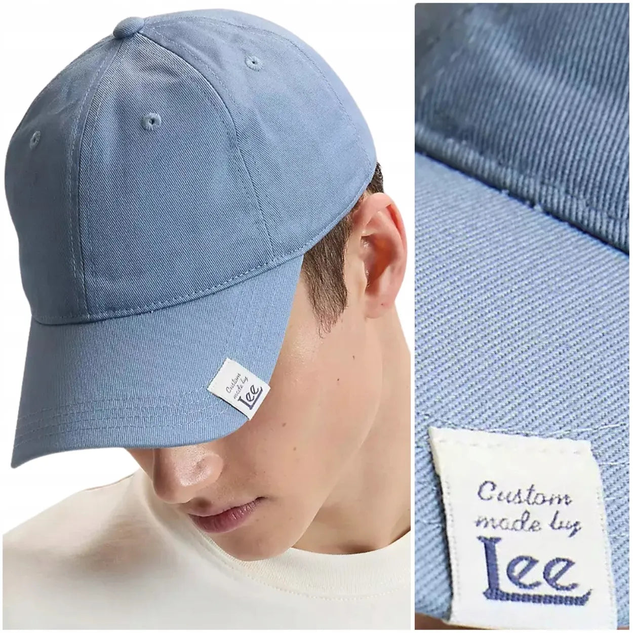Lee Buddy Cap Work Blue reguluojama vyriška kepurė su snapeliu