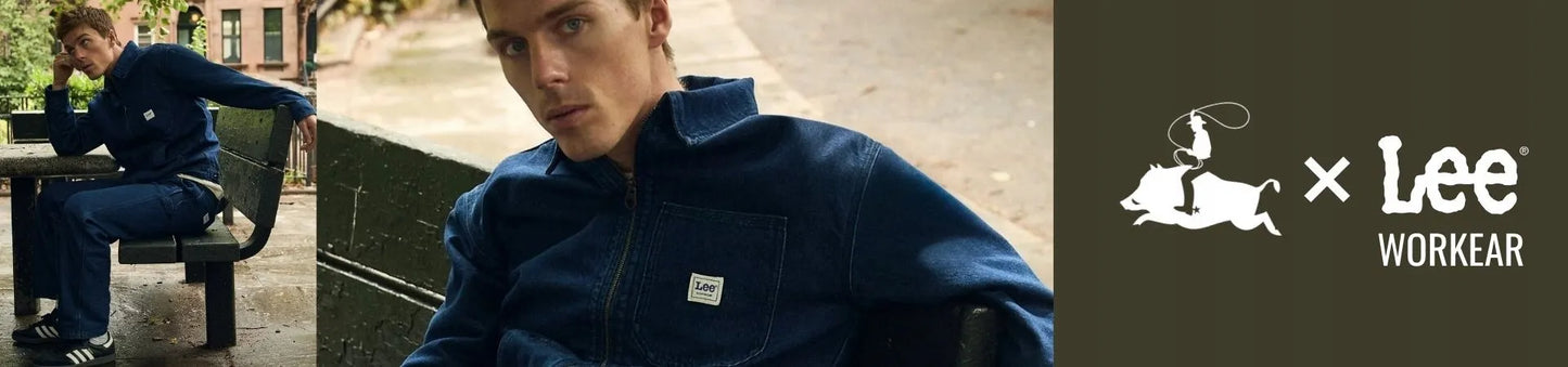 Lee Workwear Bucket Hat Rivet Navy tamsiai mėlyna kepurė universalus dydis