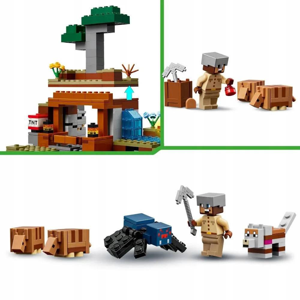 LEGO 21269 MINECRAFT Kelionė į šarvuočių kasyklą